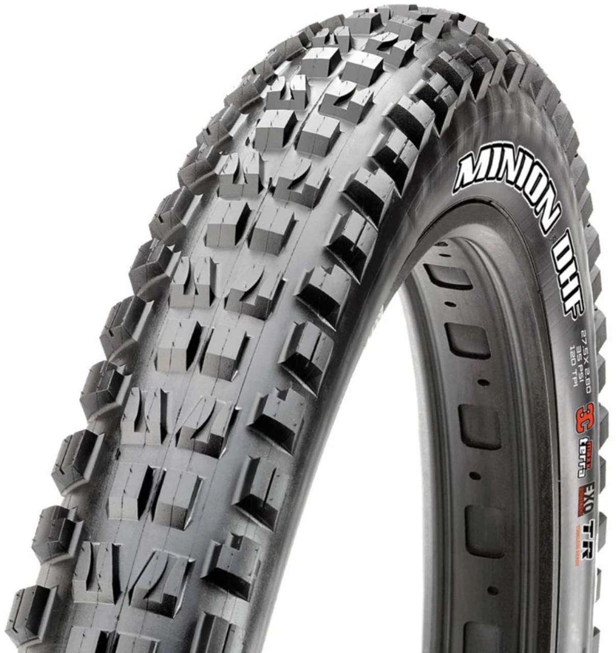 Maxxis Reifen Minion DHF+ TLR Faltbar, 27.5x2.80" 71-584 Schw. EXO 3C MaxxTerra 1 Maxxis Reifen Minion DHF+ TLR Faltbar, 27.5x2.80" 71-584 Schw. EXO 3C MaxxTerra