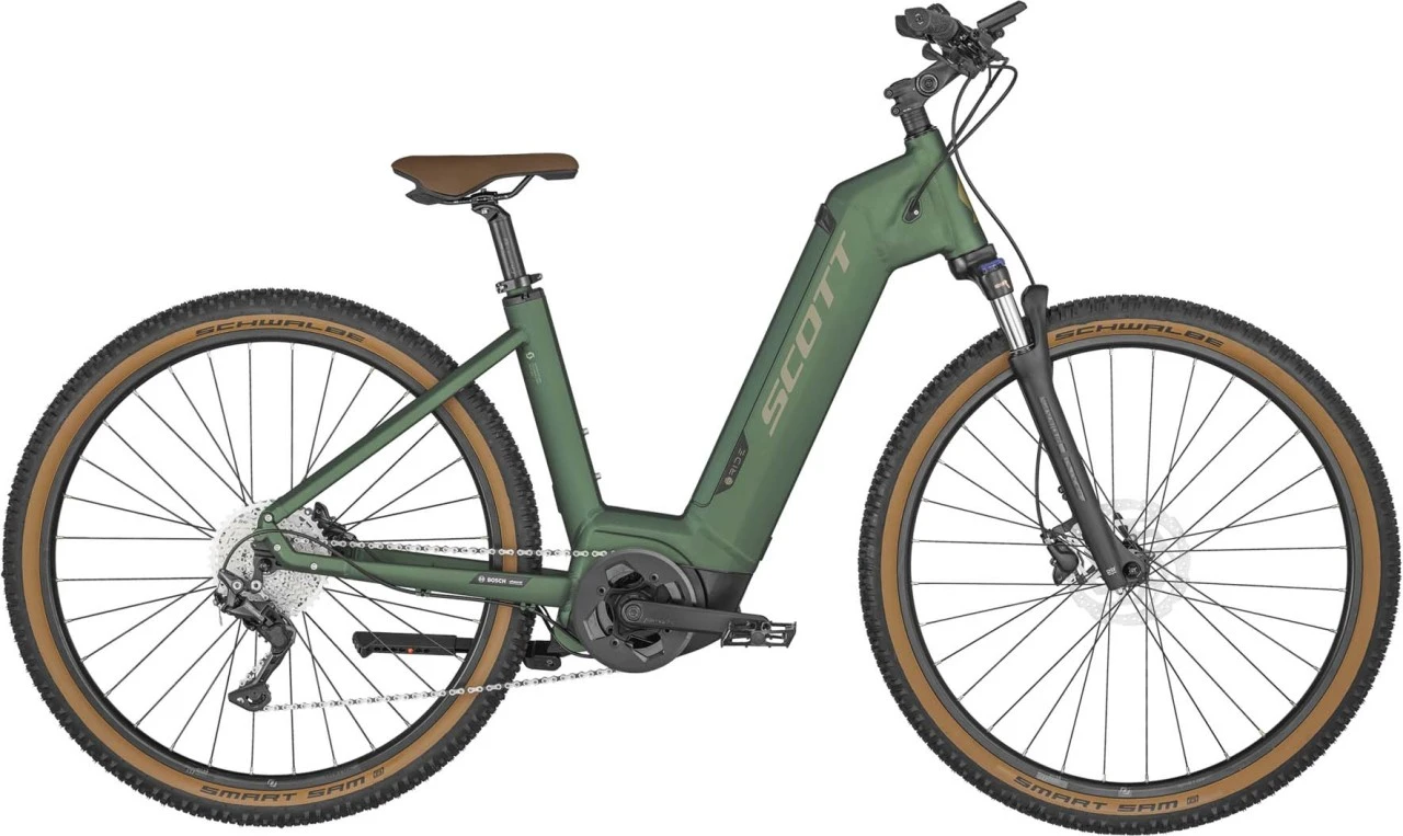 Scott Sub Cross ERIDE 10 Unisex Malachite Green 2023 - E-Bike Crossrad Tiefeinsteiger