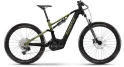 Ghost E-ASX 130 Essential Black / Light Kaki 2023 - E-Bike Fully Mountainbike