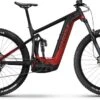 Ghost E-Riot AM Essential Black / Pearl Deep Red 2023 - E-Bike Fully Mountainbike