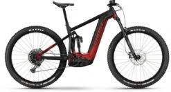 Ghost E-Riot AM Essential Black / Pearl Deep Red 2023 - E-Bike Fully Mountainbike