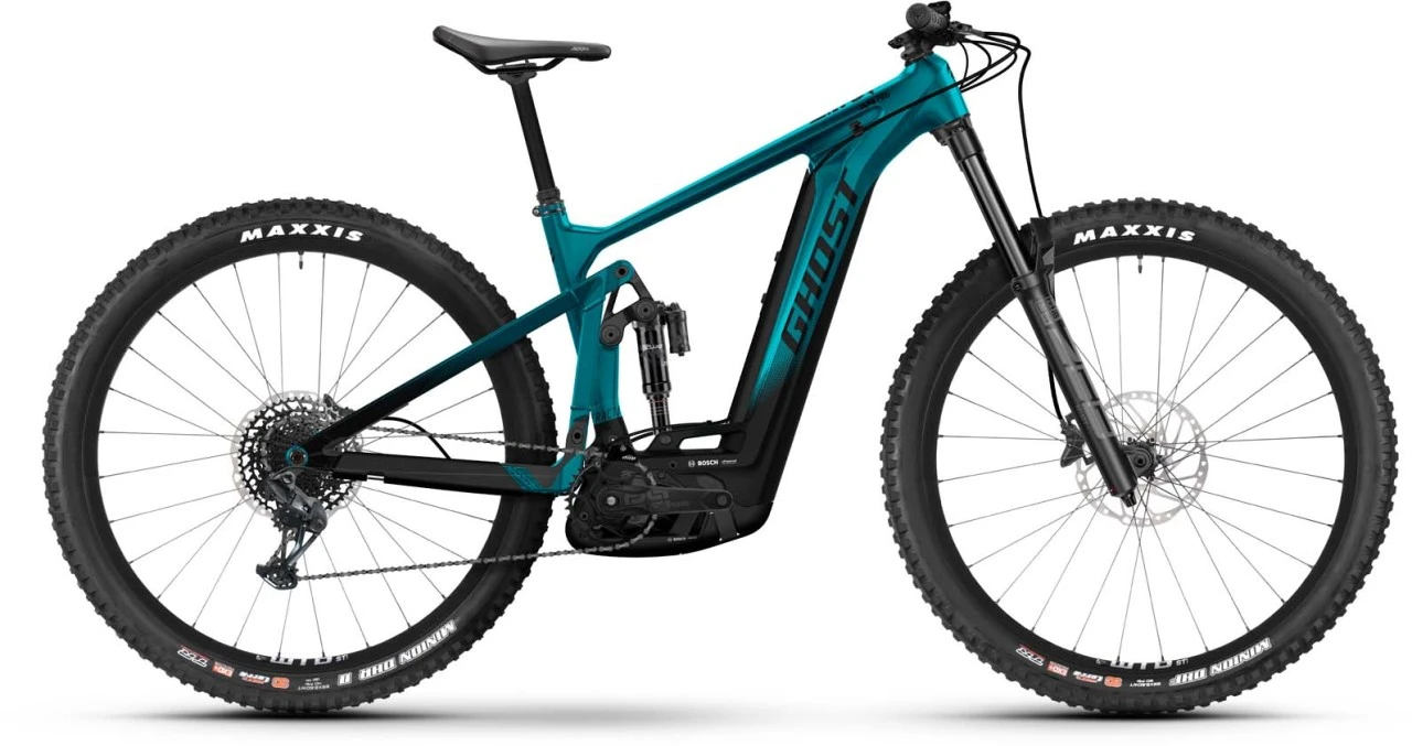 Ghost E-Riot AM Pro Metallic Turquoise / Black 2023 - E-Bike Fully Mountainbike 1 Ghost E-Riot AM Pro Metallic Turquoise / Black 2023 - E-Bike Fully Mountainbike