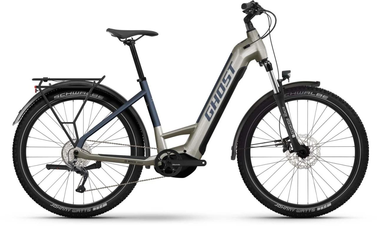 Ghost E-Teru Universal EQ Low Pearl Warm Grey / Pearl Dark Blue 2023 - E-Bike Hardtail Mountainbike Tiefeinsteiger 1 Ghost E-Teru Universal EQ Low Pearl Warm Grey / Pearl Dark Blue 2023 - E-Bike Hardtail Mountainbike Tiefeinsteiger