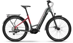 Ghost E-Teru Pro EQ Low Black / Pearl Deep Red 2023 - E-Bike Hardtail Mountainbike Tiefeinsteiger