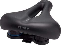 Terry Trekking Sattel Anatomica Flex Gel Men, Schwarz -Elektrofahrradladen 42300237 Terry Trekking Sattel Anatomica Flex Gel Men schwarz 03 1280x1280