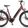 Winora Sinus N5f Maroonred Matt 2023 - E-Bike Trekkingrad Tiefeinsteiger