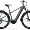 Winora Yucatan X12 Metallic Stone Blue Matte 2023 - E-Bike Trekkingrad Herren