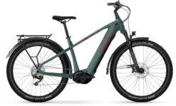 Winora Yucatan X12 Metallic Stone Blue Matte 2023 - E-Bike Trekkingrad Herren