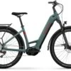 Winora Yucatan X12 Metallic Stone Blue Matte 2023 - E-Bike Trekkingrad Tiefeinsteiger