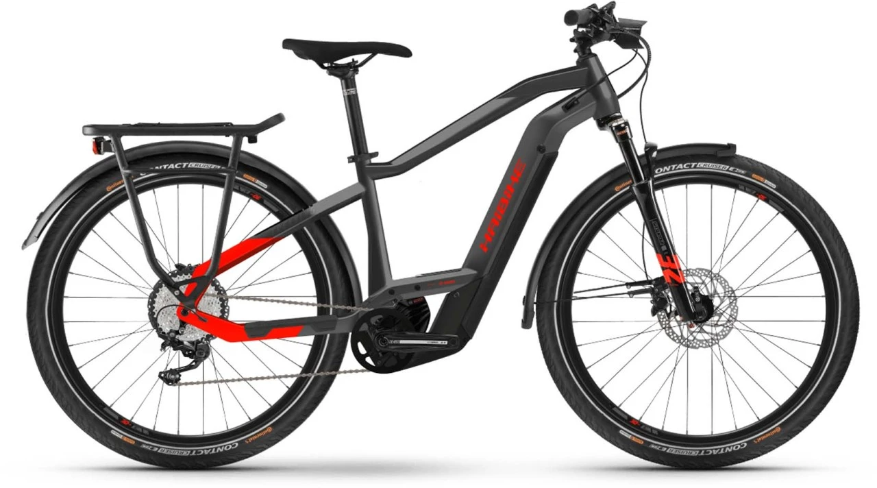 Haibike Trekking 9 I625Wh Anthracite/red 2022 - E-Bike Trekkingrad Herren 1 Haibike Trekking 9 I625Wh Anthracite/red 2022 - E-Bike Trekkingrad Herren