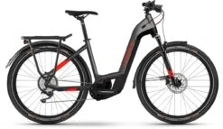 Haibike Trekking 9 I625Wh Anthracite/red 2022 - E-Bike Trekkingrad Tiefeinsteiger