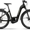 Haibike Trekking 11 Gloss Blk Metal / Tan 2022 - E-Bike Trekkingrad Tiefeinsteiger