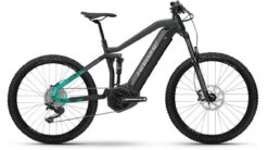 Haibike AllMtn 1 I630Wh Anthracite/turqoise 2022 - E-Bike Fully Mountainbike