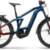 Haibike Adventr FS 9 Gloss Metal / Blue Red 2022 - E-Bike Fully Mountainbike