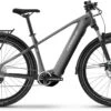 Haibike Trekking 4 Dark Silver/pearl Matt 2023 - E-Bike Trekkingrad Herren