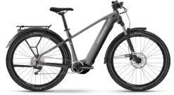 Haibike Trekking 4 Dark Silver/pearl Matt 2023 - E-Bike Trekkingrad Herren