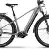 Haibike Trekking 7 Urban Grey/white Gloss 2023 - E-Bike Trekkingrad Herren
