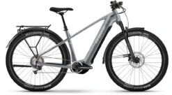 Haibike Trekking 7 Urban Grey/white Gloss 2023 - E-Bike Trekkingrad Herren