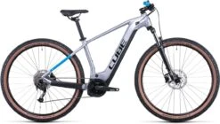 Cube Reaction Hybrid Performance 500 Polarsilver N Blue E-Bike Hardtail Mountainbike