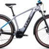 Cube Reaction Hybrid Performance 500 Allroad Polarsilver N Blue 2022 - E-Bike Hardtail Mountainbike