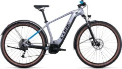 Cube Reaction Hybrid Performance 500 Allroad Polarsilver N Blue 2022 - E-Bike Hardtail Mountainbike