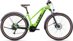 Cube Reaction Hybrid Performance 625 Allroad Shinyapple N Black 2022 - E-Bike Hardtail Mountainbike Damen