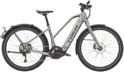 Trek Allant+ 8S Stagger Matte Gunmetal 45km/h 2021 - E-Bike Trekkingrad Damen