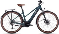 Cube Touring Hybrid ONE 500 Darkgreen N Green 2023 - E-Bike Trekkingrad Damen