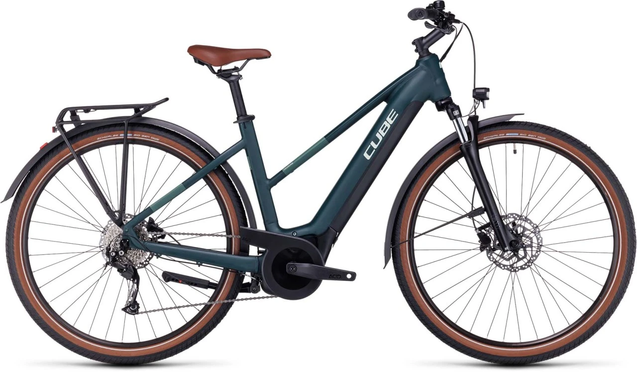 Cube Touring Hybrid ONE 500 Darkgreen N Green 2023 - E-Bike Trekkingrad Damen 1 Cube Touring Hybrid ONE 500 Darkgreen N Green 2023 - E-Bike Trekkingrad Damen