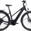 Cube Touring Hybrid Pro 625 Black N Metal 2023 - E-Bike Trekkingrad Damen