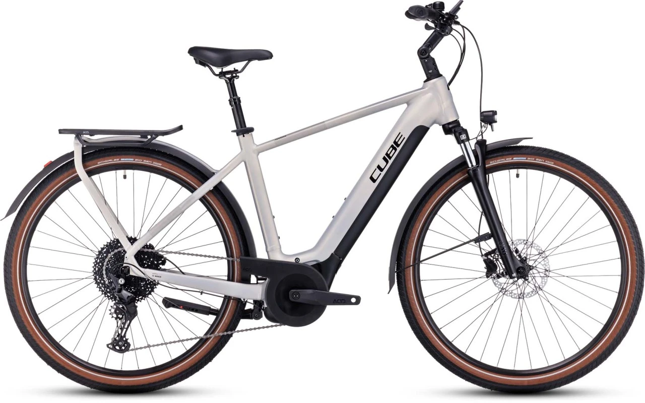 Cube Touring Hybrid Pro 500 Pearlysilver N Black 2023 - E-Bike Trekkingrad Herren 1 Cube Touring Hybrid Pro 500 Pearlysilver N Black 2023 - E-Bike Trekkingrad Herren