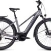 Cube Touring Hybrid EXC 625 Grey N Metal 2023 - E-Bike Trekkingrad Damen