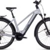 Cube Kathmandu Hybrid SLX 750 Polarsilver N Black 2023 - E-Bike Trekkingrad Damen