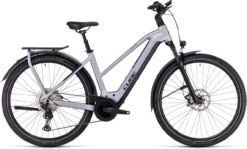 Cube Kathmandu Hybrid SLX 750 Polarsilver N Black 2023 - E-Bike Trekkingrad Damen
