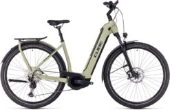 Cube Kathmandu Hybrid SLX 750 Green N Olive 2023 - E-Bike Trekkingrad Tiefeinsteiger