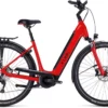 Cube Supreme Sport Hybrid Pro 625 Red N Black 2023 - E-Bike Trekkingrad Tiefeinsteiger