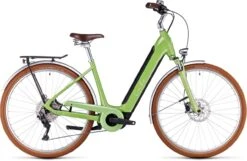 Cube Ella Ride Hybrid 500 Green N Green 2023 - Retro E-Bike Trekkingrad Tiefeinsteiger