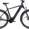 Cube Nuride Hybrid Pro 625 Allroad Black N Metal 2023 - E-Bike Trekkingrad Herren