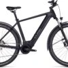 Cube Nuride Hybrid Pro 750 Allroad Black N Metal 2023 - E-Bike Trekkingrad Herren
