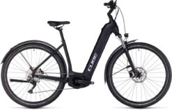 Cube Nuride Hybrid Pro 750 Allroad Black N Metal 2023 - E-Bike Trekkingrad Tiefeinsteiger