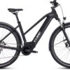 Cube Nuride Hybrid Pro 750 Allroad Black N Metal 2023 - E-Bike Trekkingrad Damen