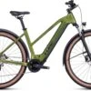 Cube Nuride Hybrid Pro 625 Allroad Shinymoss N Black 2023 - E-Bike Trekkingrad Damen
