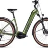 Cube Nuride Hybrid Pro 750 Allroad Shinymoss N Black 2023 - E-Bike Trekkingrad Tiefeinsteiger