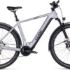 Cube Nuride Hybrid EXC 625 Allroad Polarsilver N Black 2023 - E-Bike Trekkingrad Herren