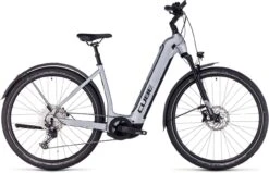 Cube Nuride Hybrid EXC 750 Allroad Polarsilver N Black 2023 - E-Bike Trekkingrad Tiefeinsteiger