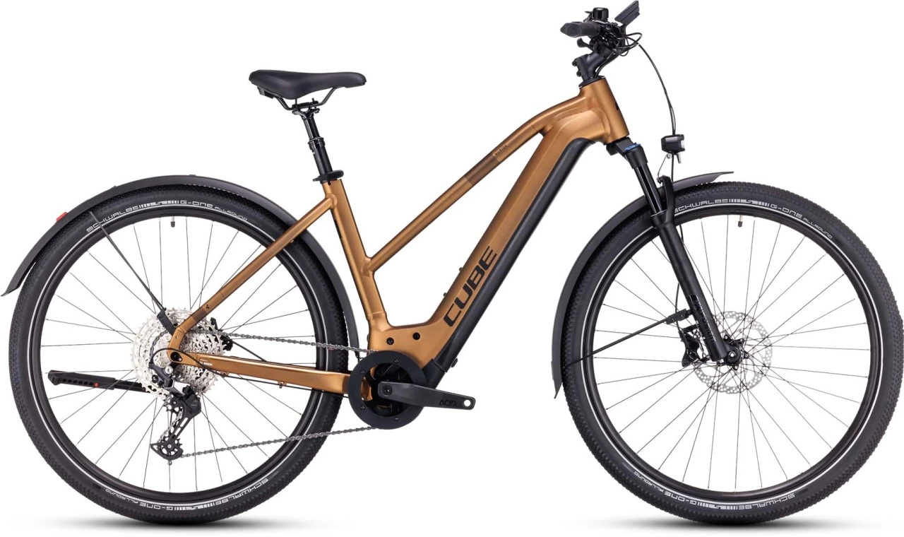 Cube Nuride Hybrid EXC 625 Allroad Caramel N Black 2023 - E-Bike Trekkingrad Damen 1 Cube Nuride Hybrid EXC 625 Allroad Caramel N Black 2023 - E-Bike Trekkingrad Damen