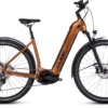 Cube Nuride Hybrid EXC 750 Allroad Caramel N Black 2023 - E-Bike Trekkingrad Tiefeinsteiger
