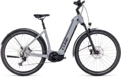 Cube Nuride Hybrid SLX 750 Allroad Grey N Black 2023 - E-Bike Trekkingrad Tiefeinsteiger