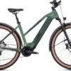 Cube Nuride Hybrid SLX 750 Allroad Verde N Black 2023 - E-Bike Trekkingrad Damen