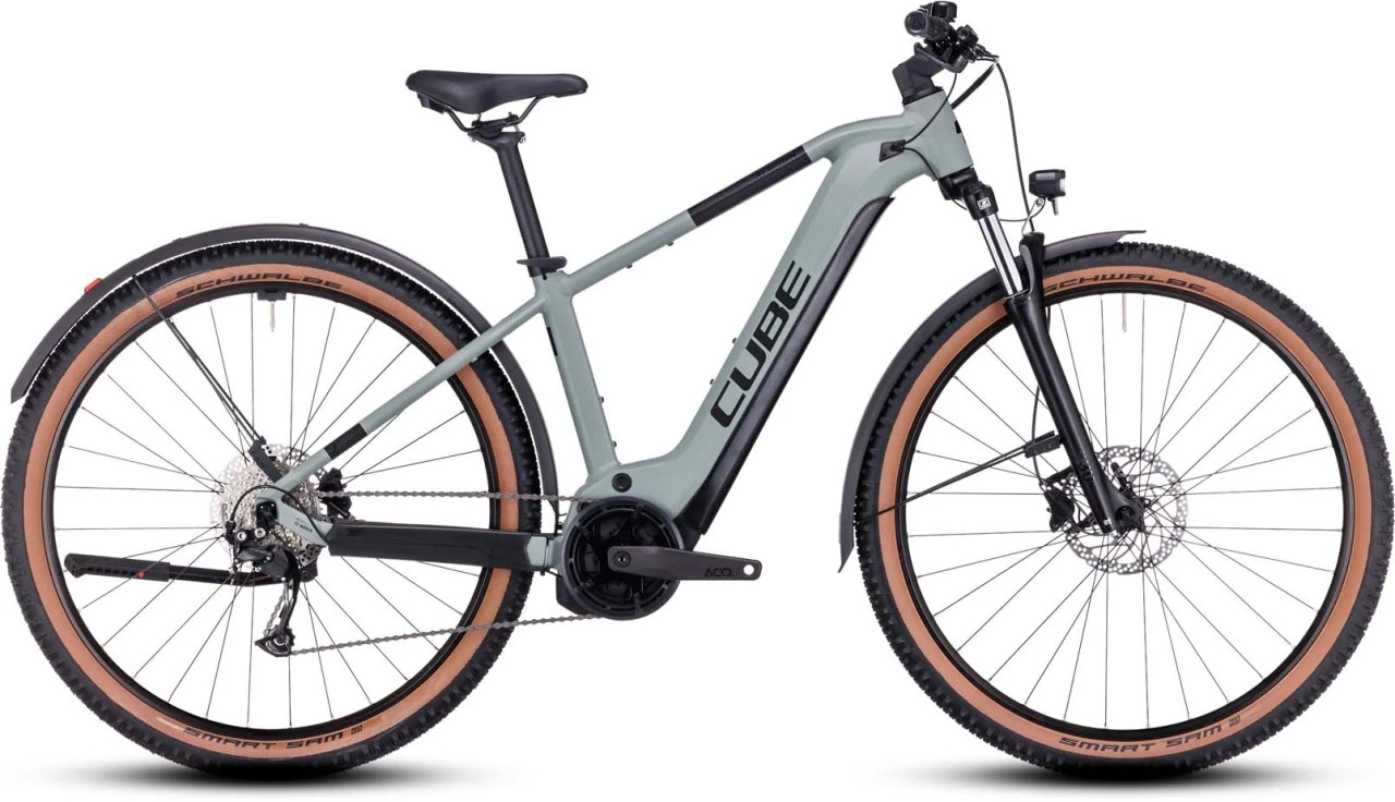Cube Reaction Hybrid Performance 625 Allroad Swampgrey N Black 2023 - E-Bike Hardtail Mountainbike 1 Cube Reaction Hybrid Performance 625 Allroad Swampgrey N Black 2023 - E-Bike Hardtail Mountainbike